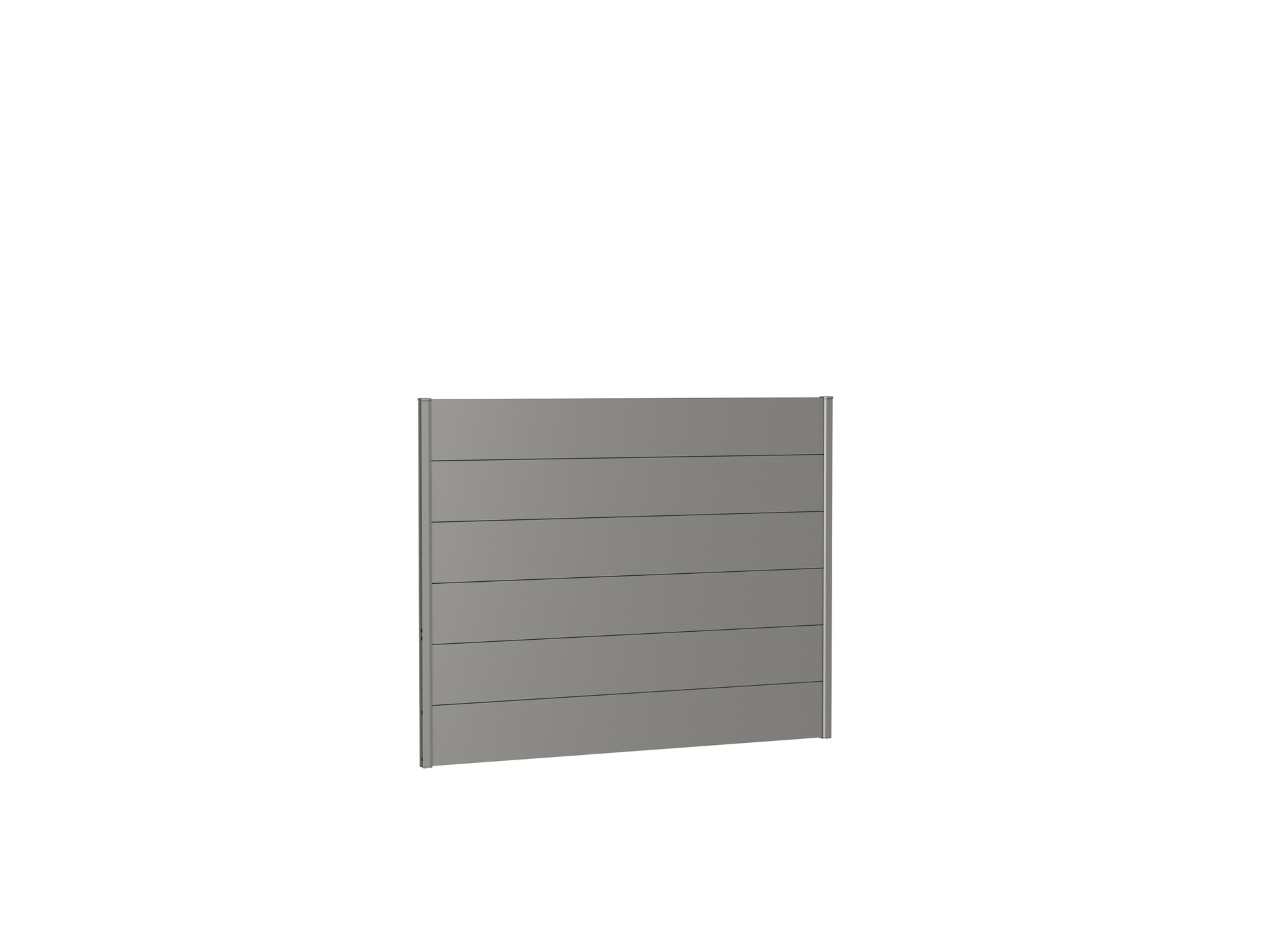 Brise-vue BIOHORT 180x180cm gris quartz métallisé