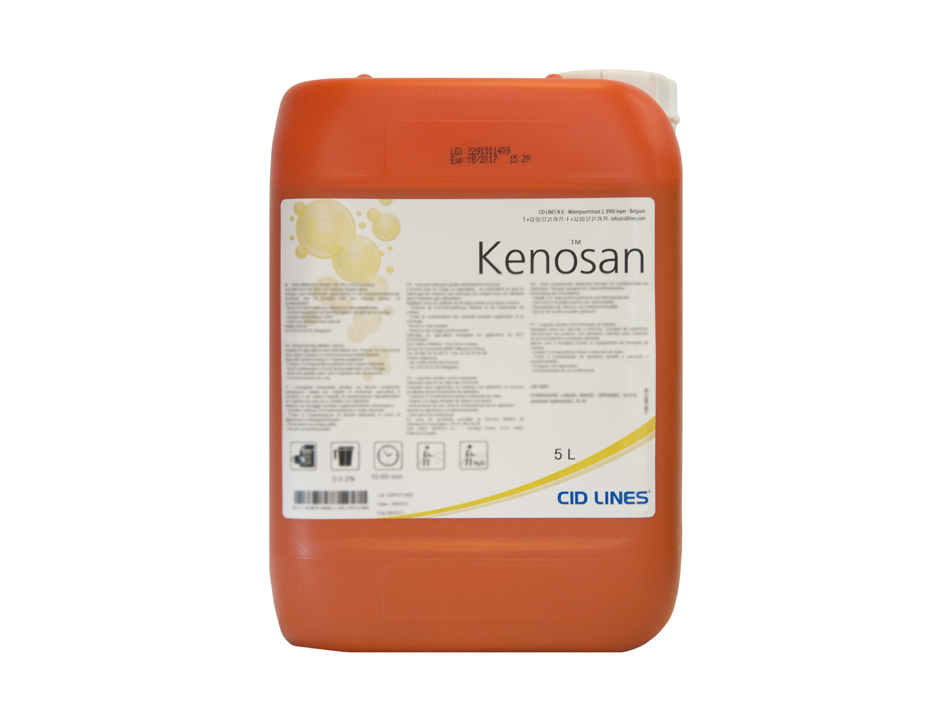 Détergent CID LINES Kenosan 4x5L bâtiments élevage