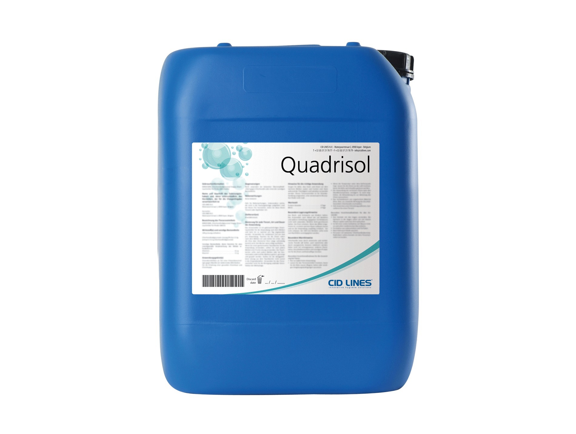 Décontaminant CID LINES Quadrisol 25kg sols élevage