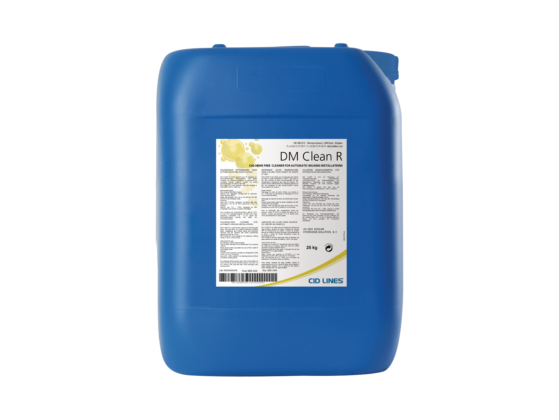 Détergent alcalin CID LINES DM Clean R 25kg traite