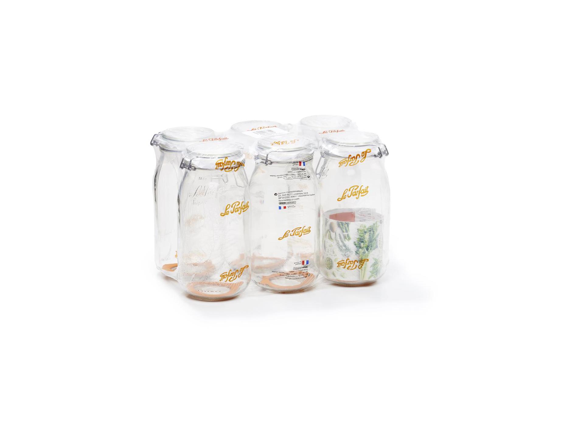 Bocaux LE PARFAIT Super Ø85mm 2L x6