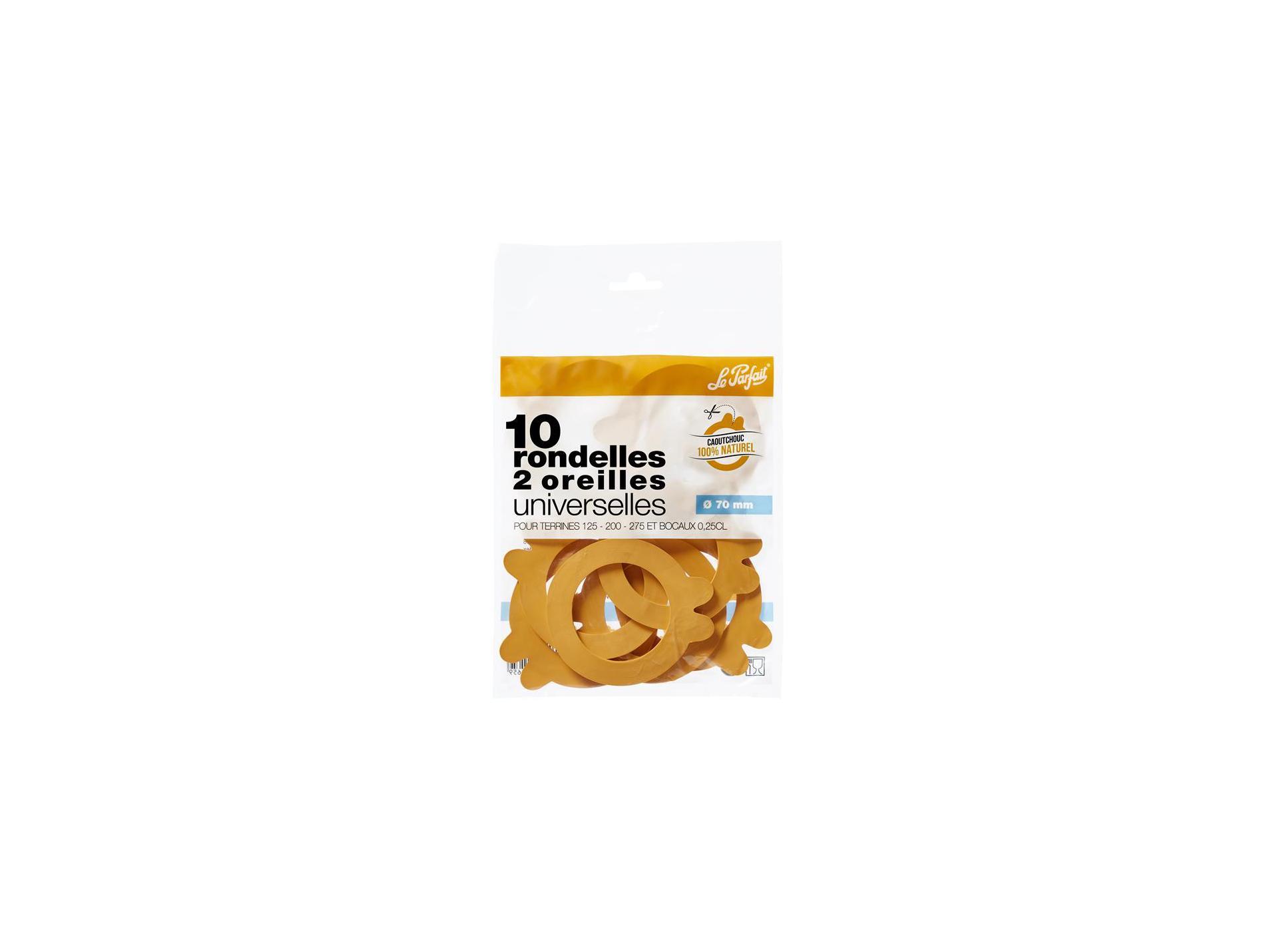 Rondelles LE PARFAIT Super 2 oreilles Ø70mm x10