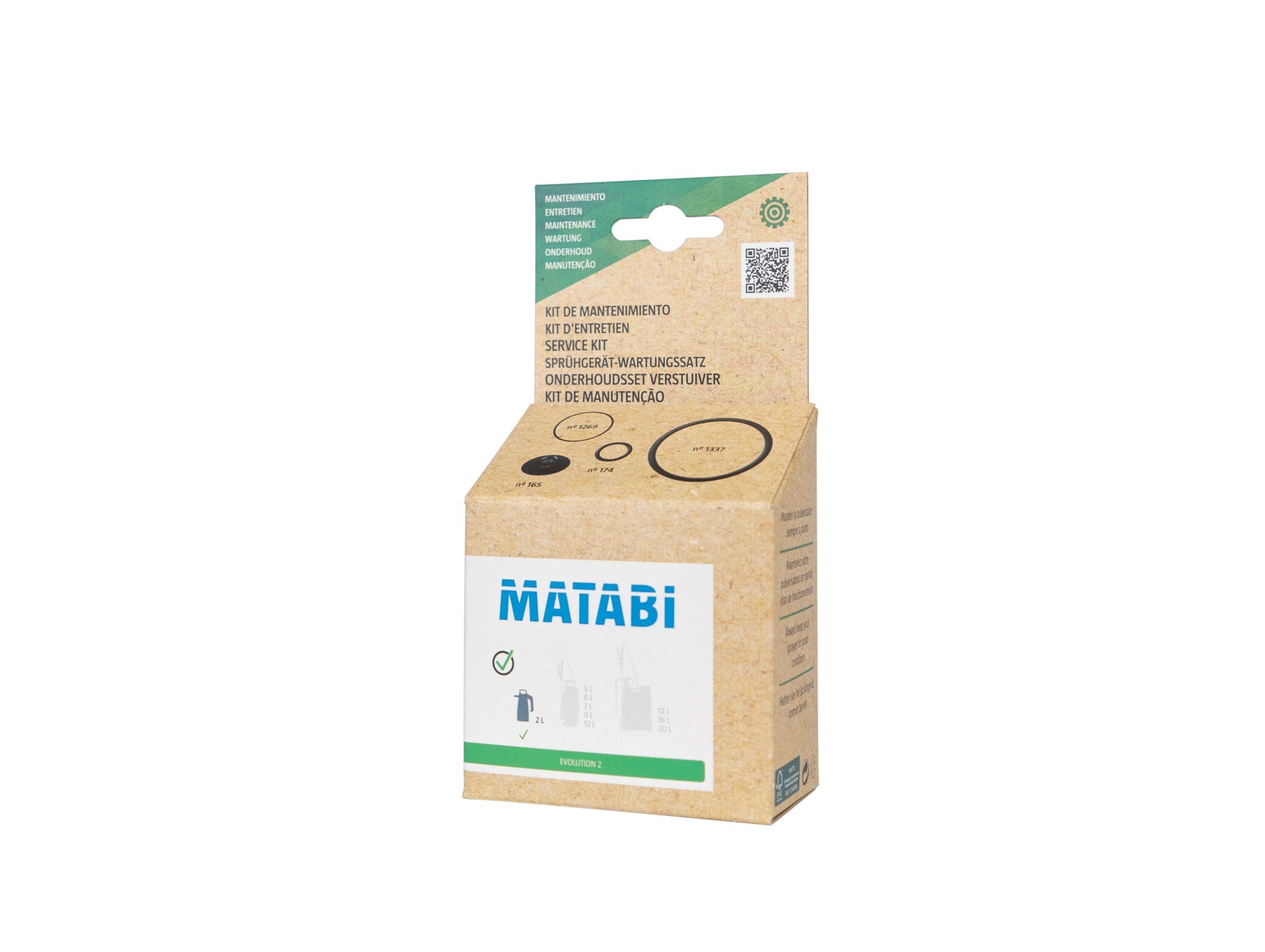 Pulvérisateur à pression préalable MATABI Polita 7 Translucide 7L