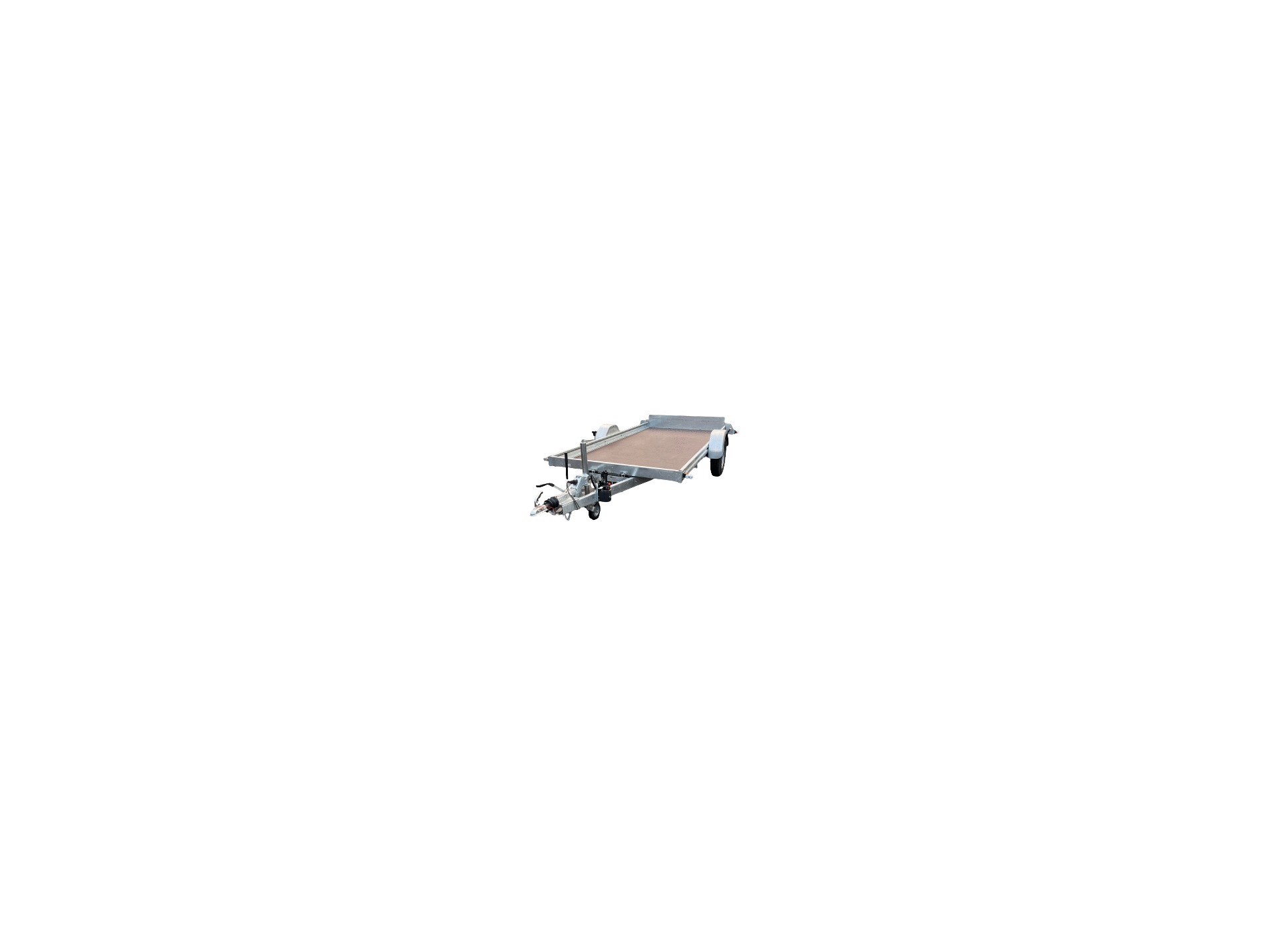 Remorque plateau basculant ERDE EXPERT PLM180 L.3,5m 1600kg
