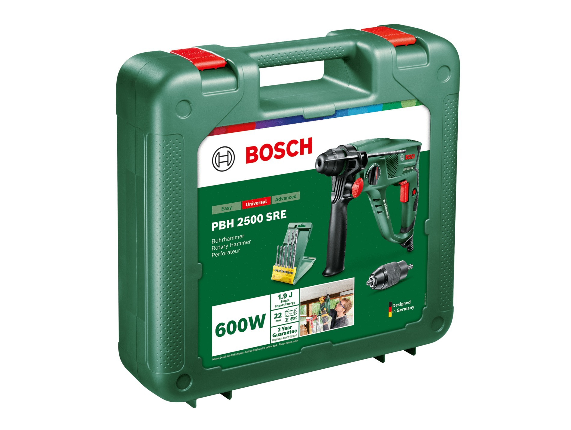 Perforateur burineur 600W BOSCH PBH2500SRE