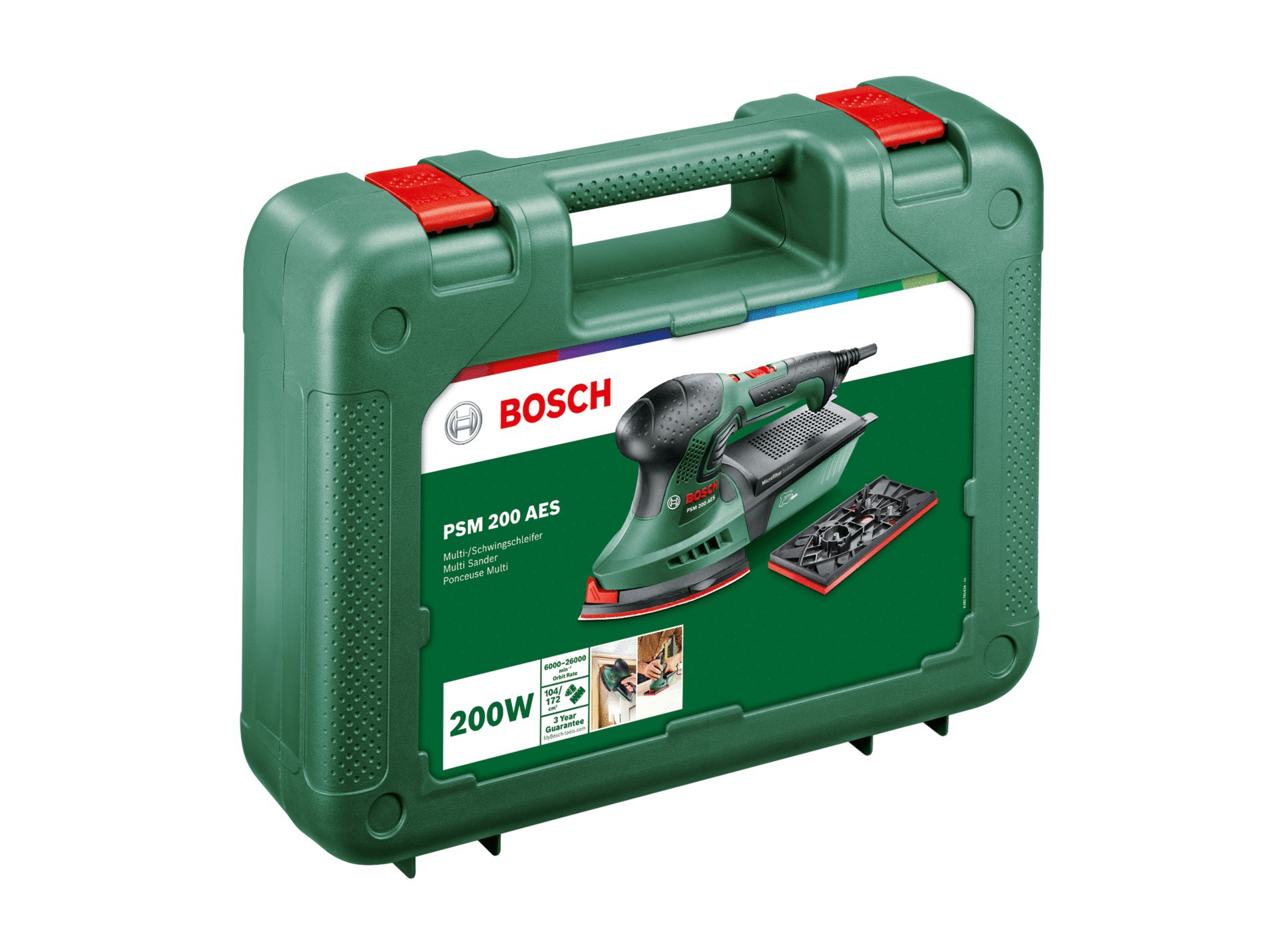 Ponceuse multifonctions 200W BOSCH PSM 200 AES