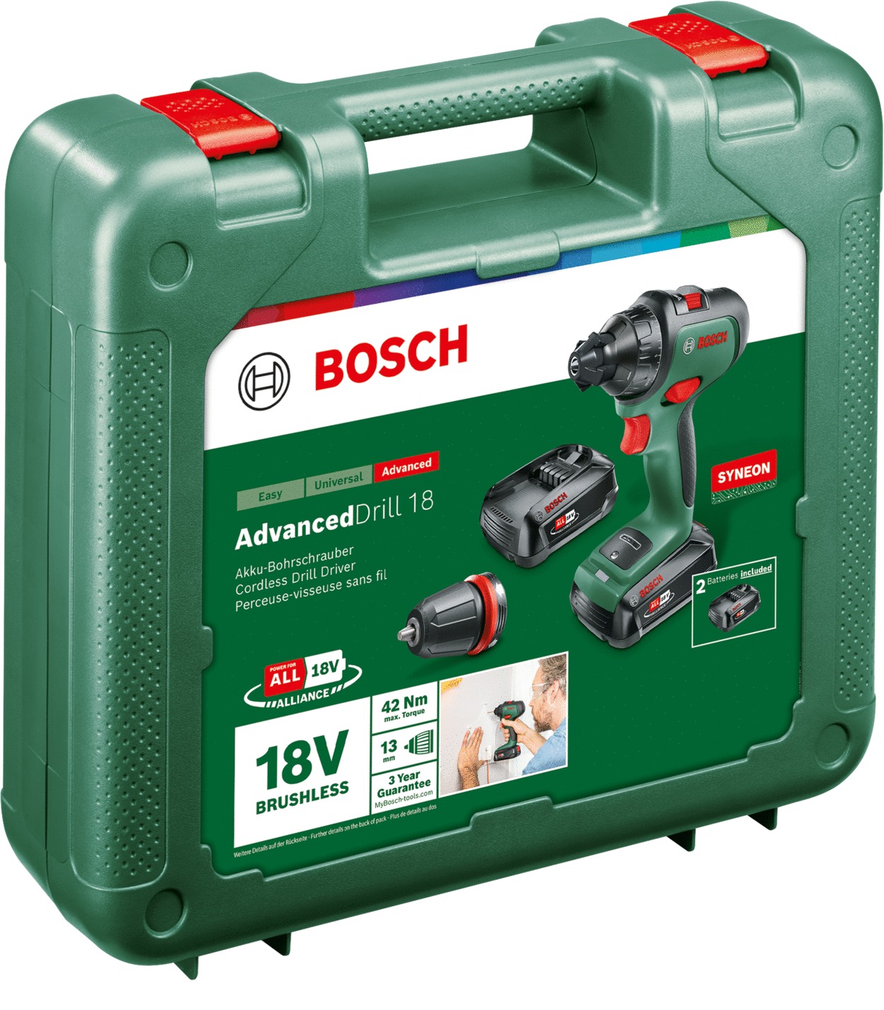 Perceuse visseuse AdvancedDrill 18V 2,5Ah BOSCH