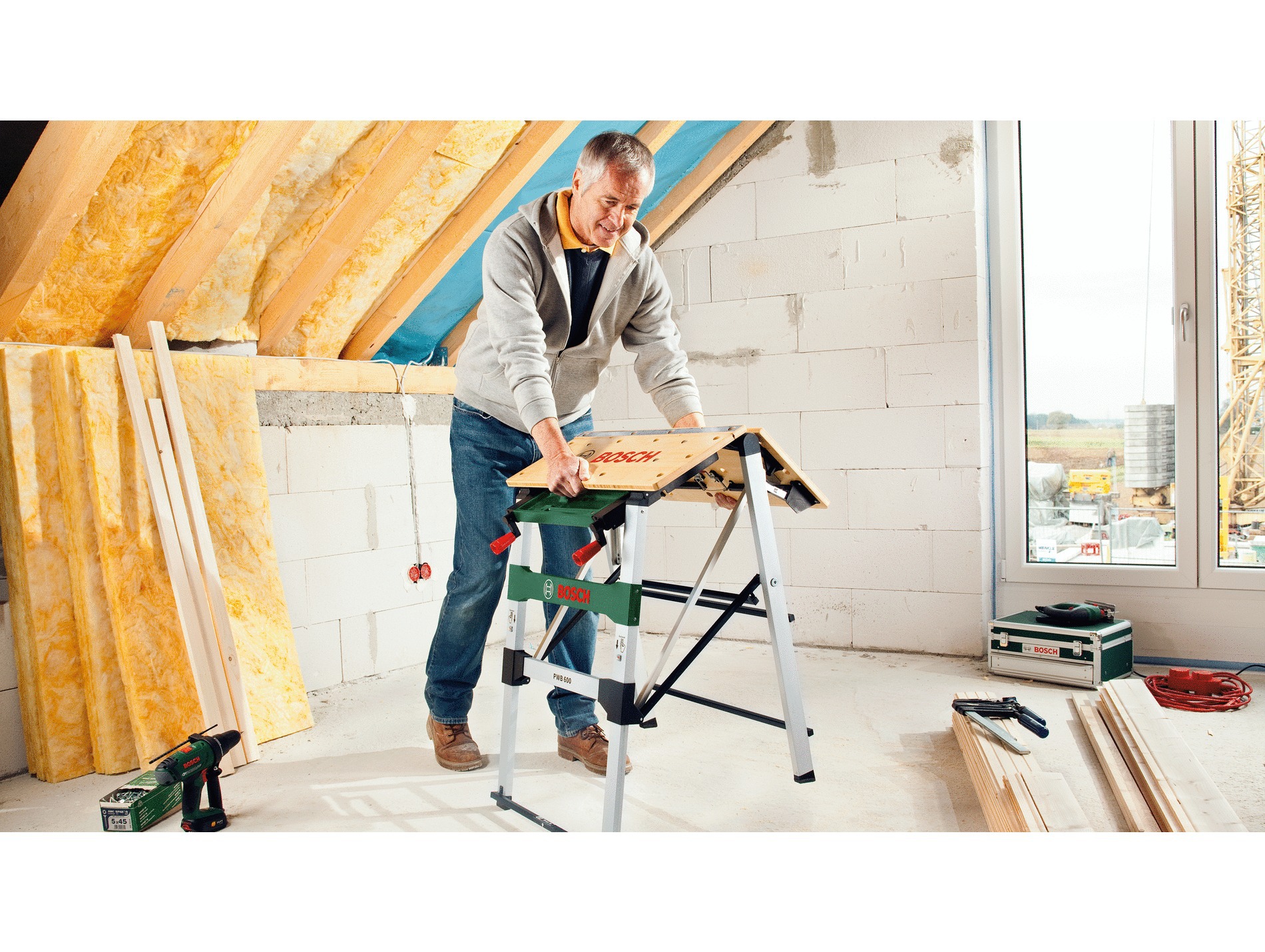 Établi pliant PWB 600 BOSCH