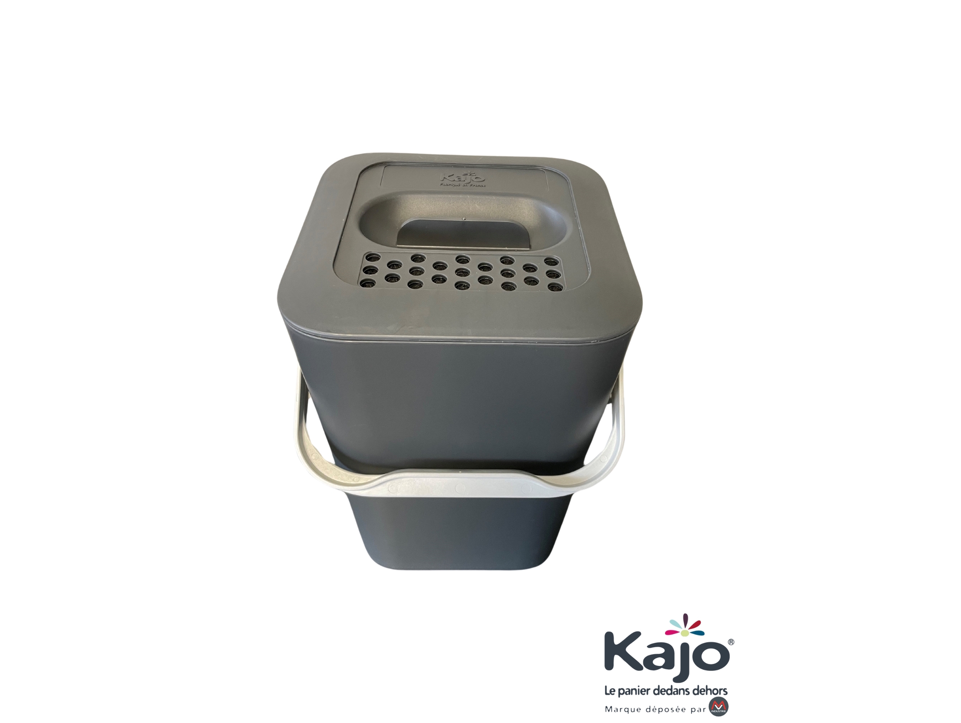 Seau à compost KAJO gris 7,5l
