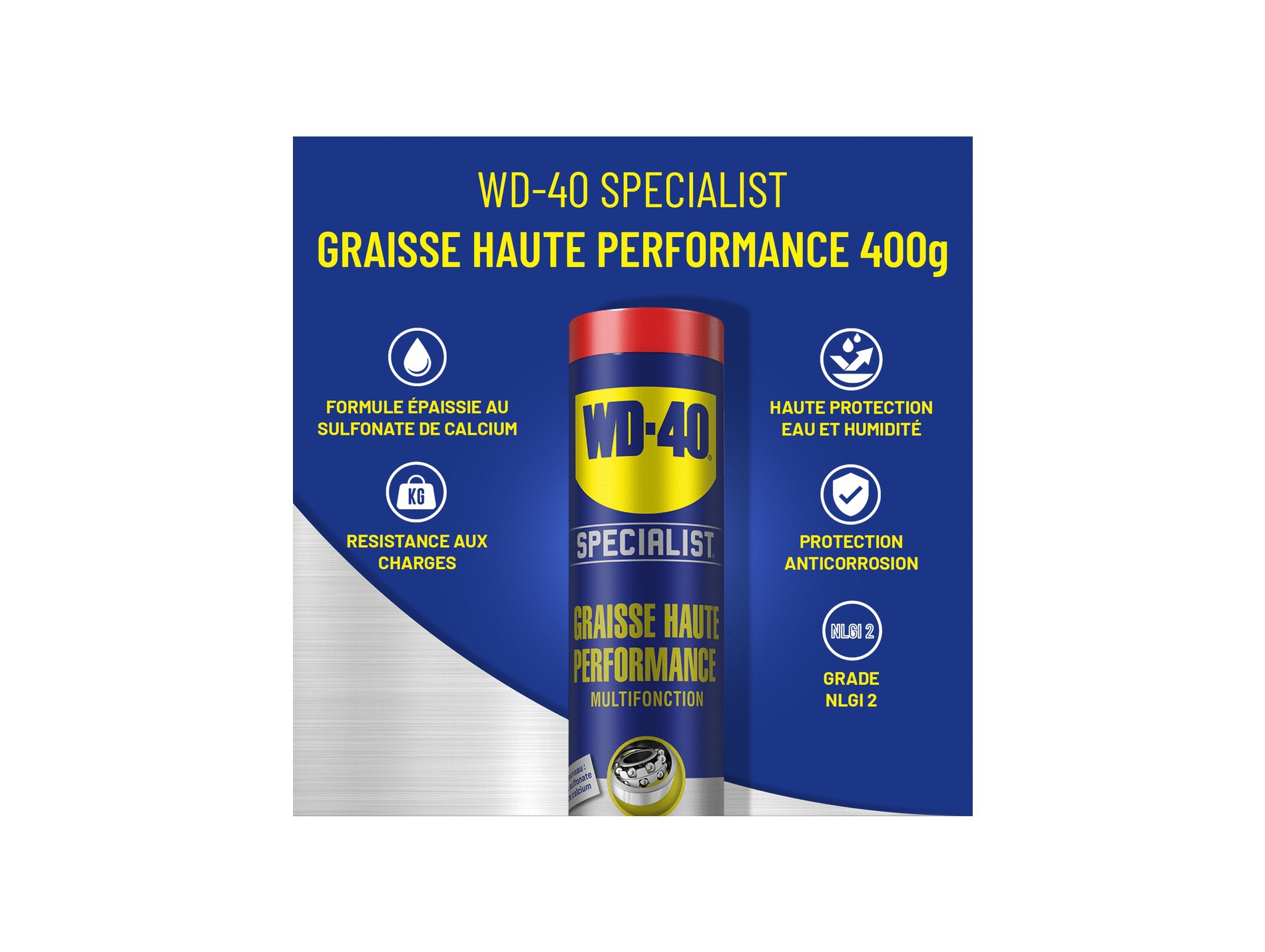 Graisse haute performance multifonction WD40 400gr