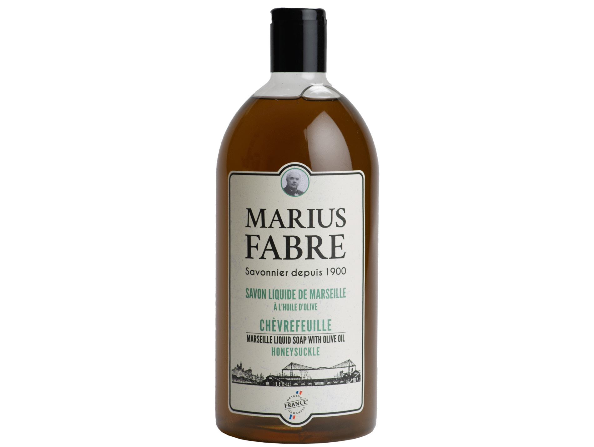 Savon de Marseille liquide senteur chèvrefeuille 1L