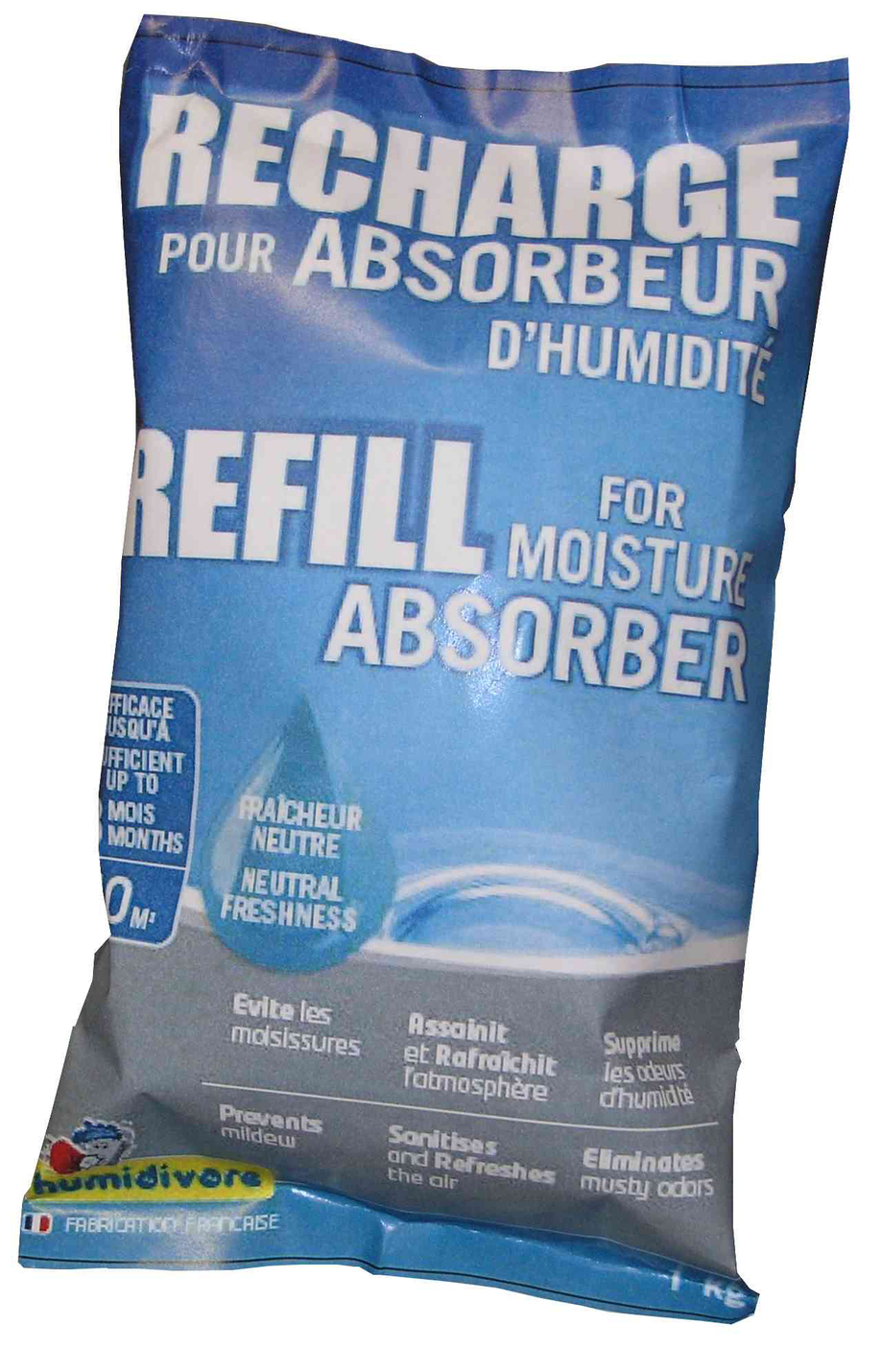 Recharge absorbeur d'humidité 1kg Humidivore