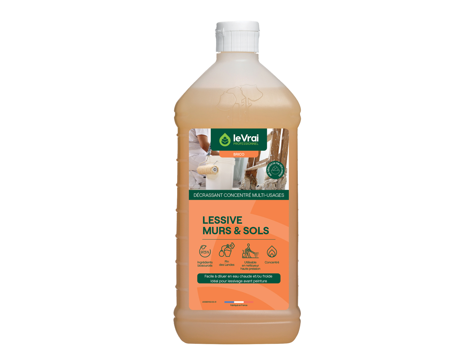 Lessive LE VRAI murs et sols 1L