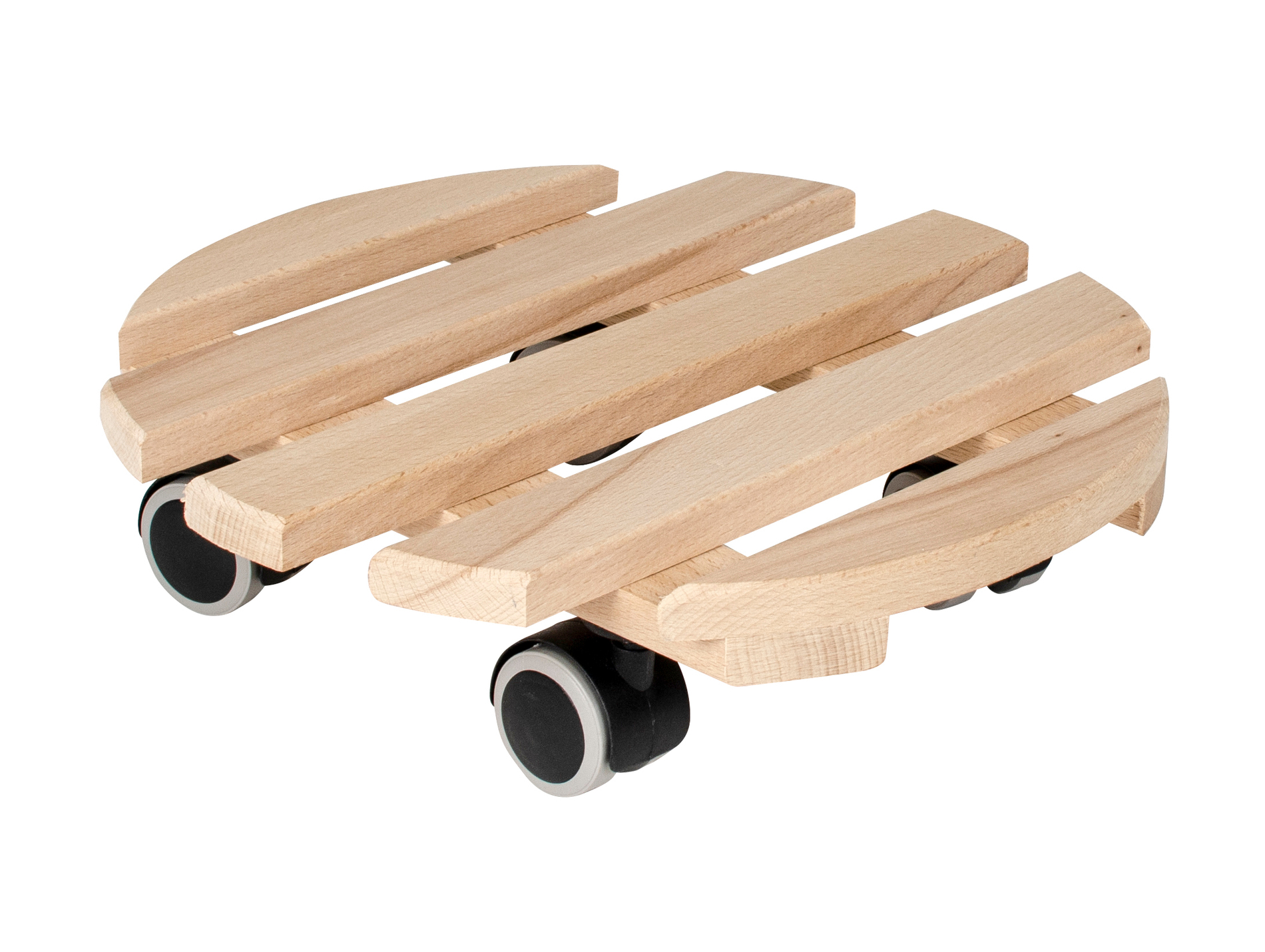 Support à roulettes EDA bois hêtre Ø38cm