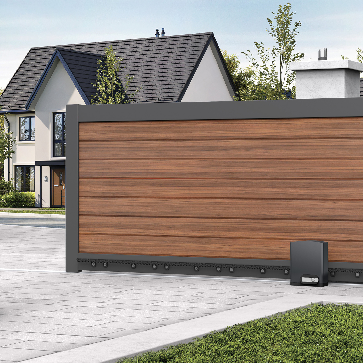 Motorisation portail AVIDSEN Orea 550 coulissant