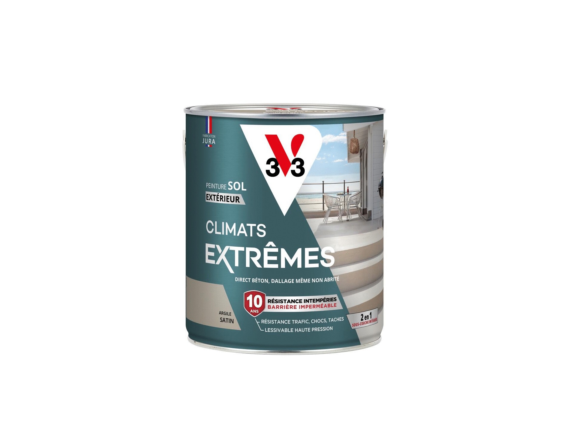 Peinture V33 Fer climats anthracite 0.5L