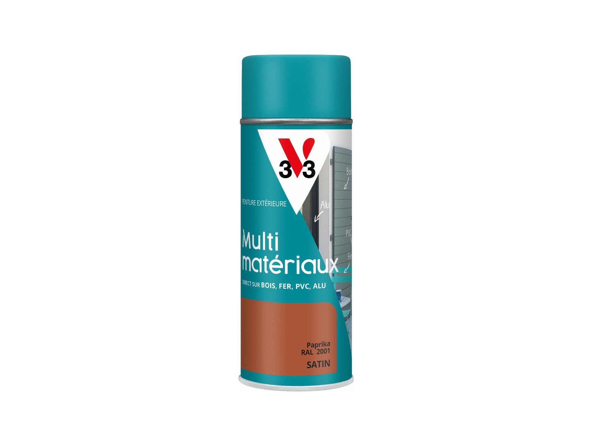 Peinture extérieure V33 Direct Protect aluminium 0,4L