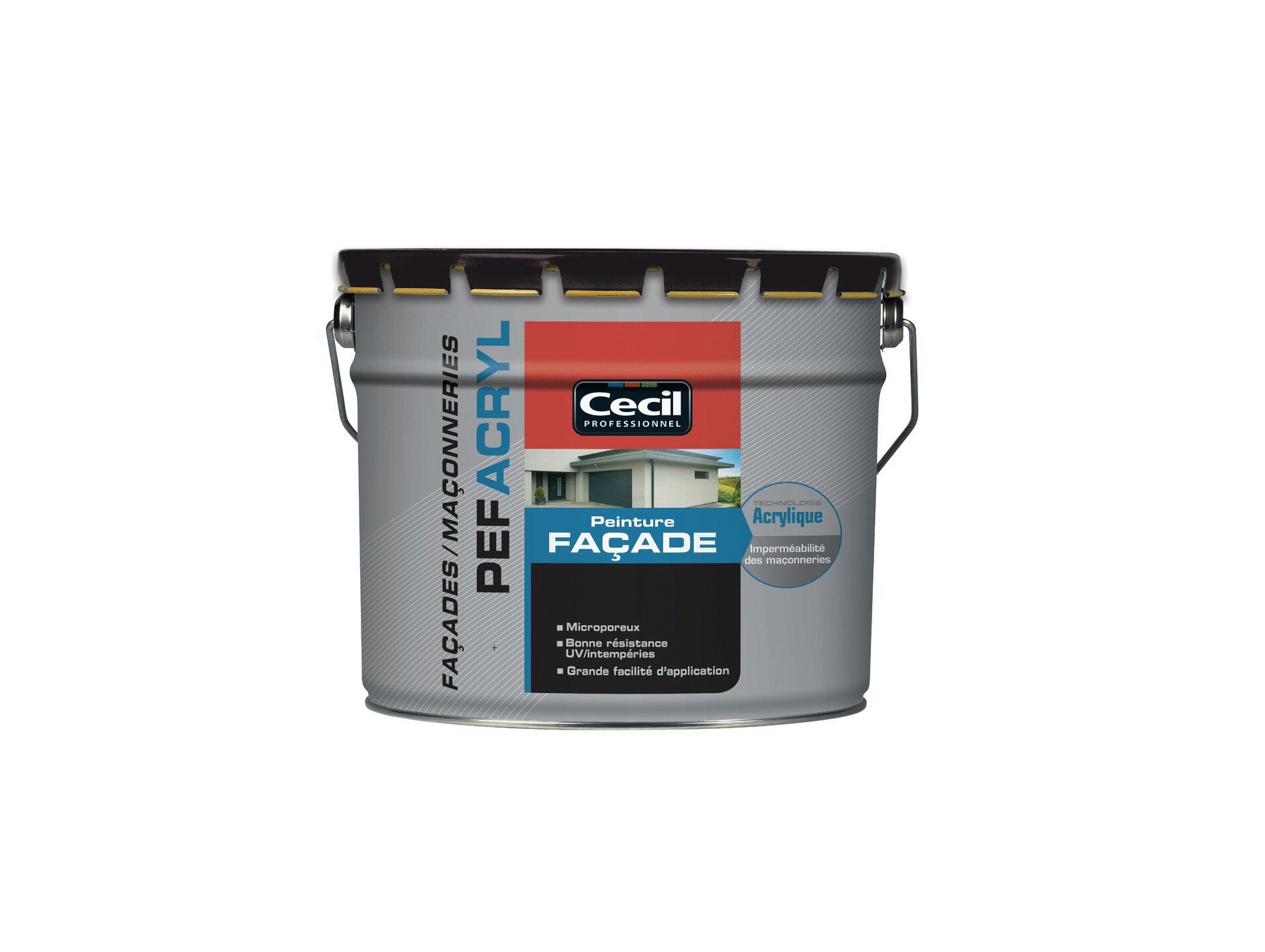 Peinture extérieure CECILPRO Pef acryl blanc 2.5L