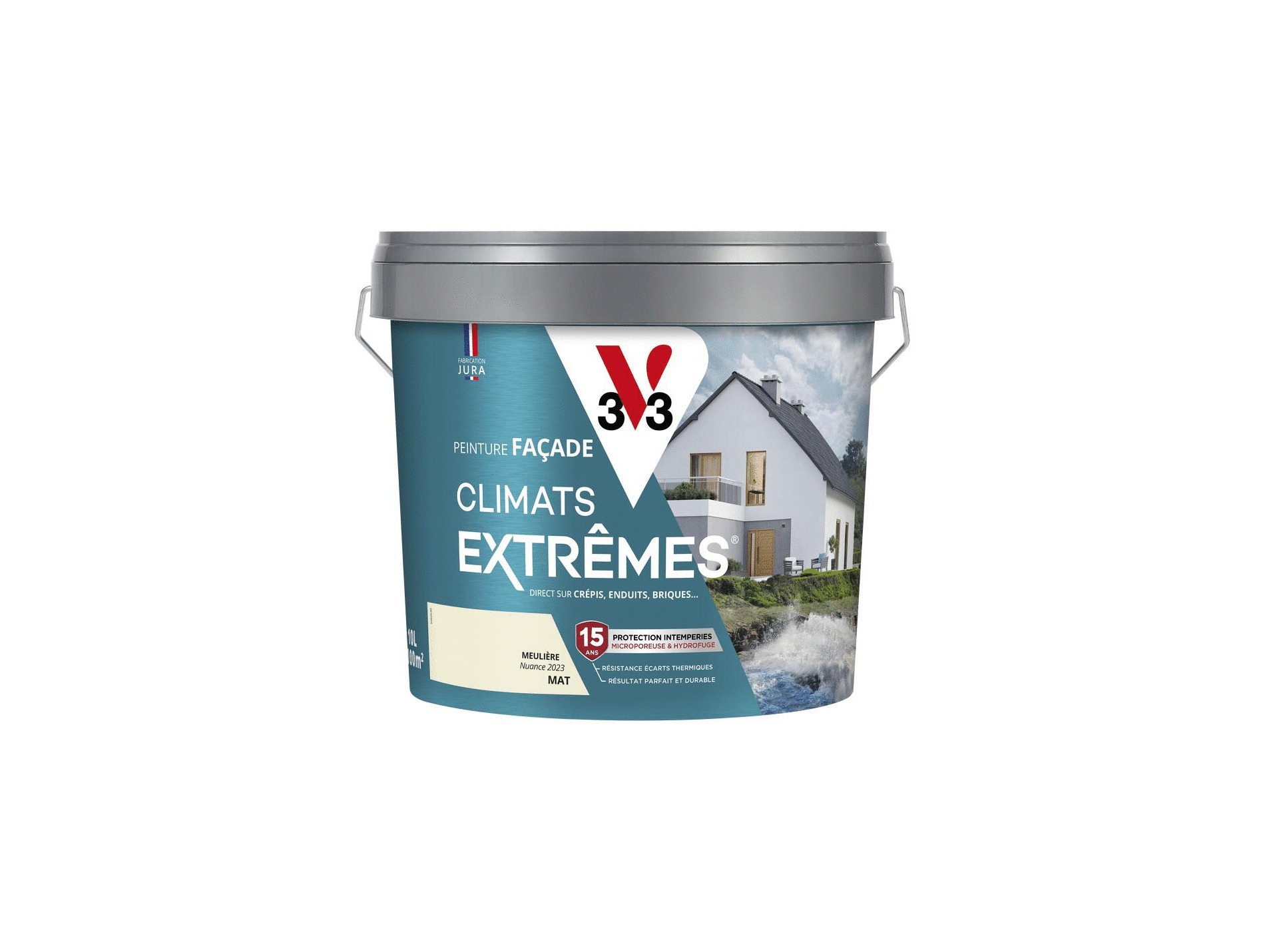 Peinture extérieure V33 Façade climats ton pierre 10l