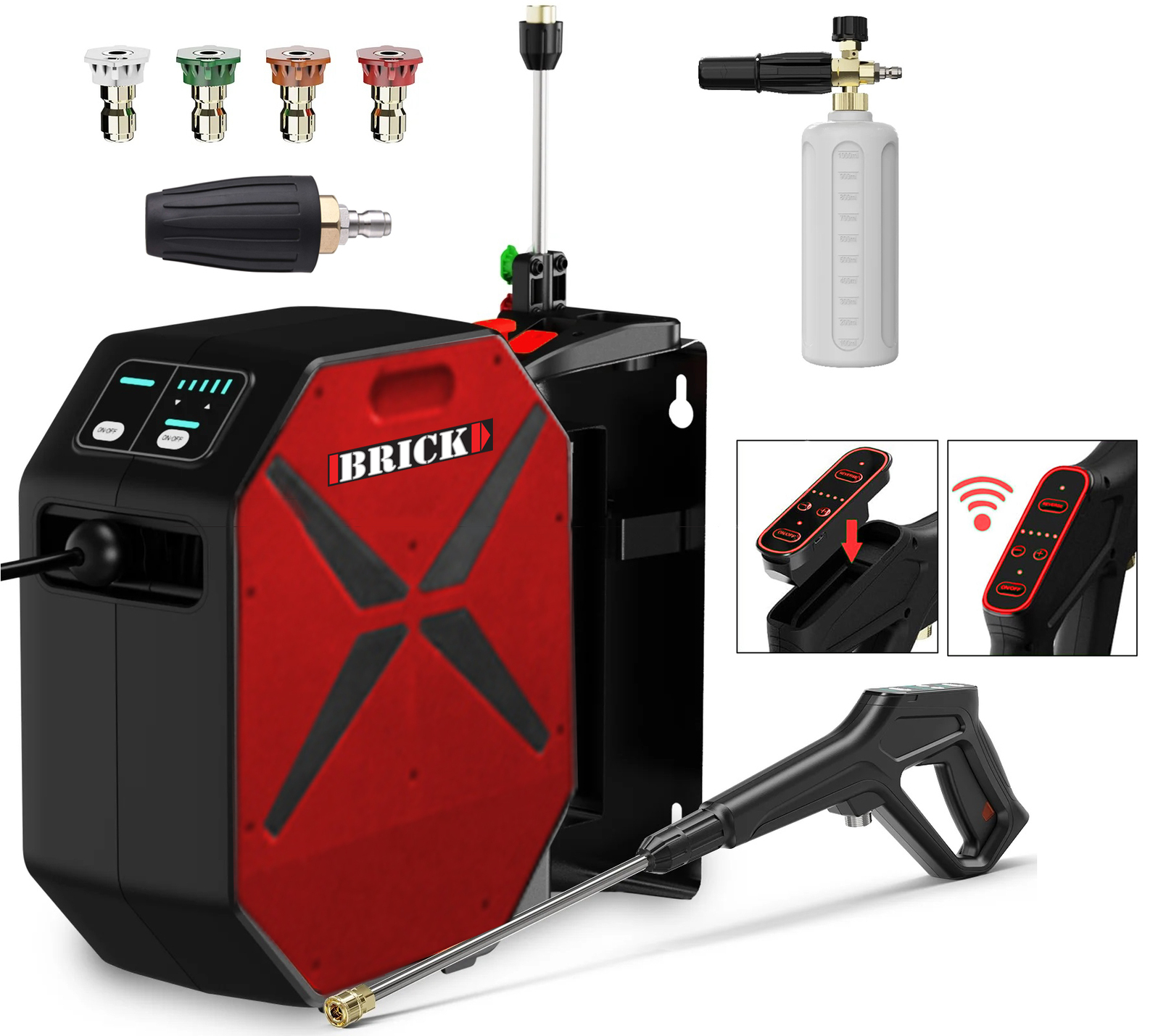 Nettoyeur haute pression BRICK mural 150bar 360l/h