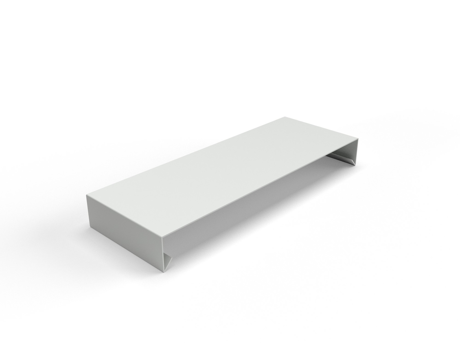 Jonction de couvertine OCCULTALU alu 70x273mm gris