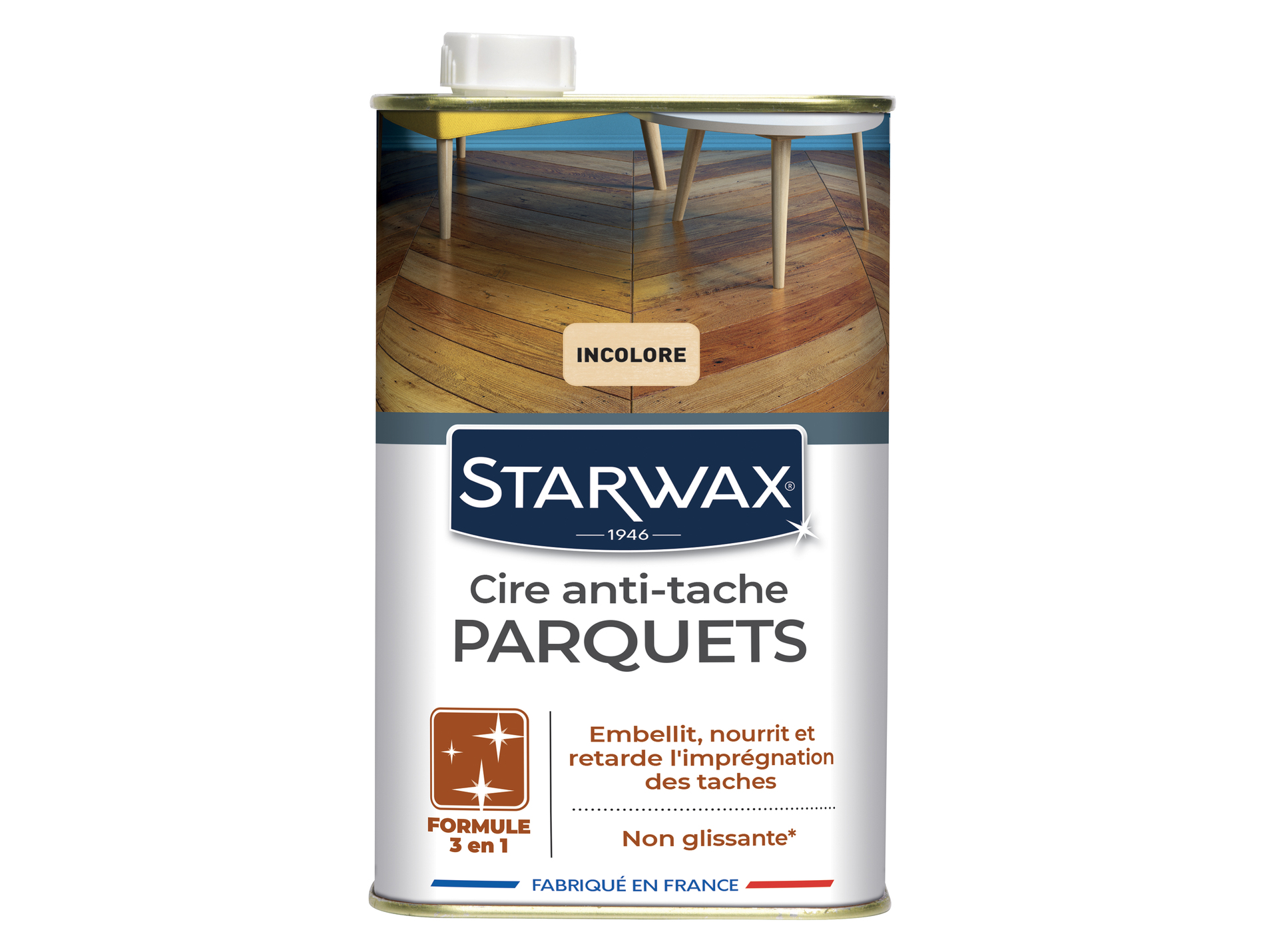 Cire STARWAX Starlon anti-tache incolore 1L