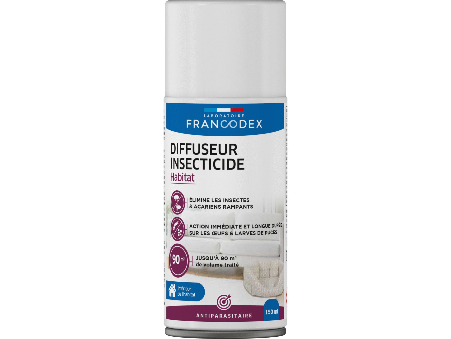 Diffuseur insecticide FRANCODEX habitat 150ml