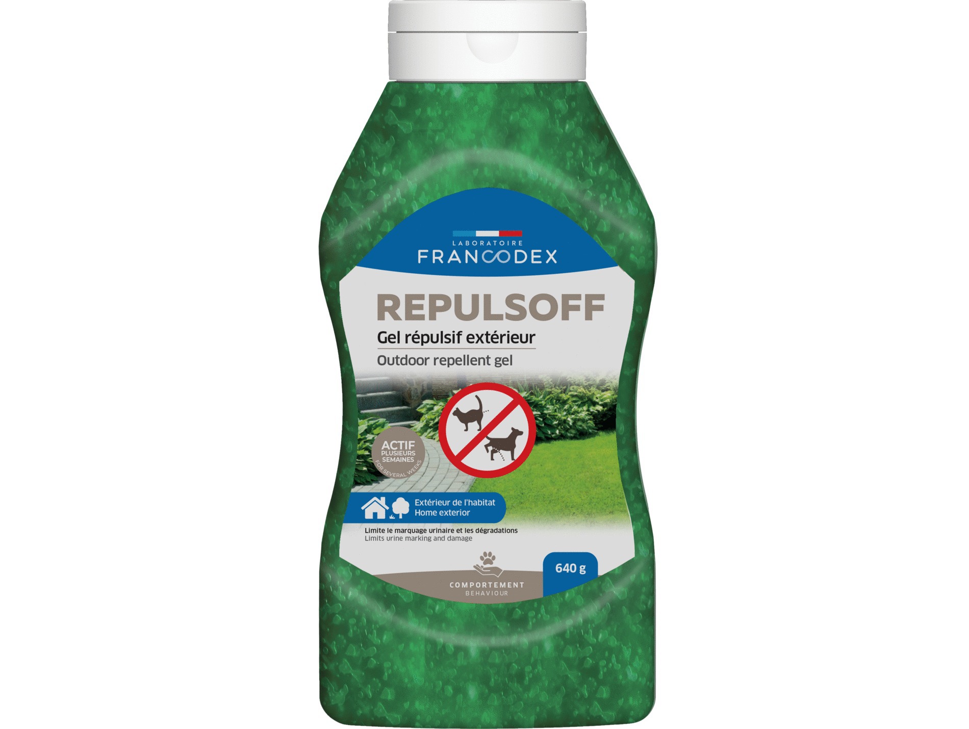 Gel Répuls'Off FRANCODEX chien et chat extérieur