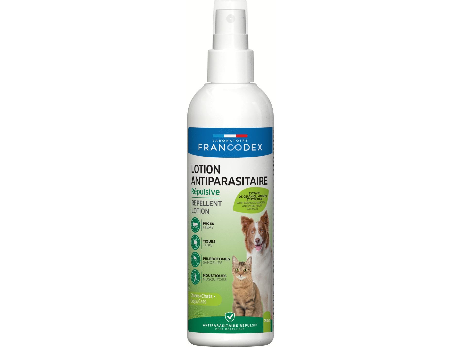 Lotion insectifuge FRANCODEX chien et chat