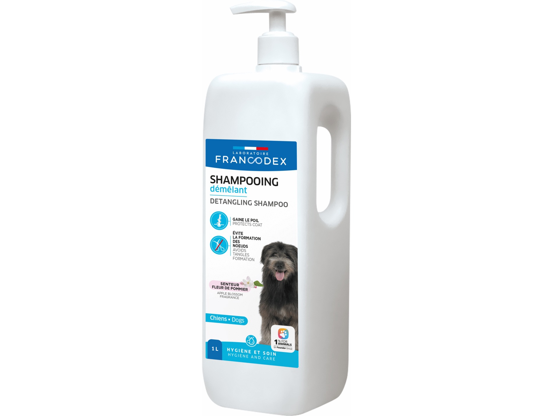 Shampooing démêlant FRANCODEX chien 1l