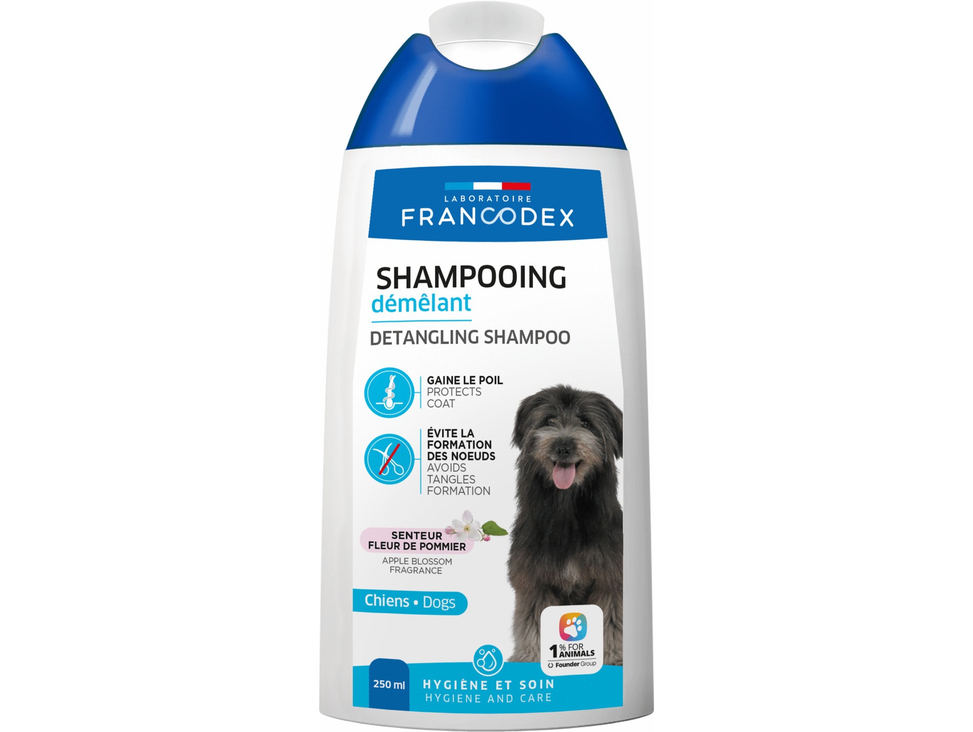 Shampooing démêlant FRANCODEX chien 250ml