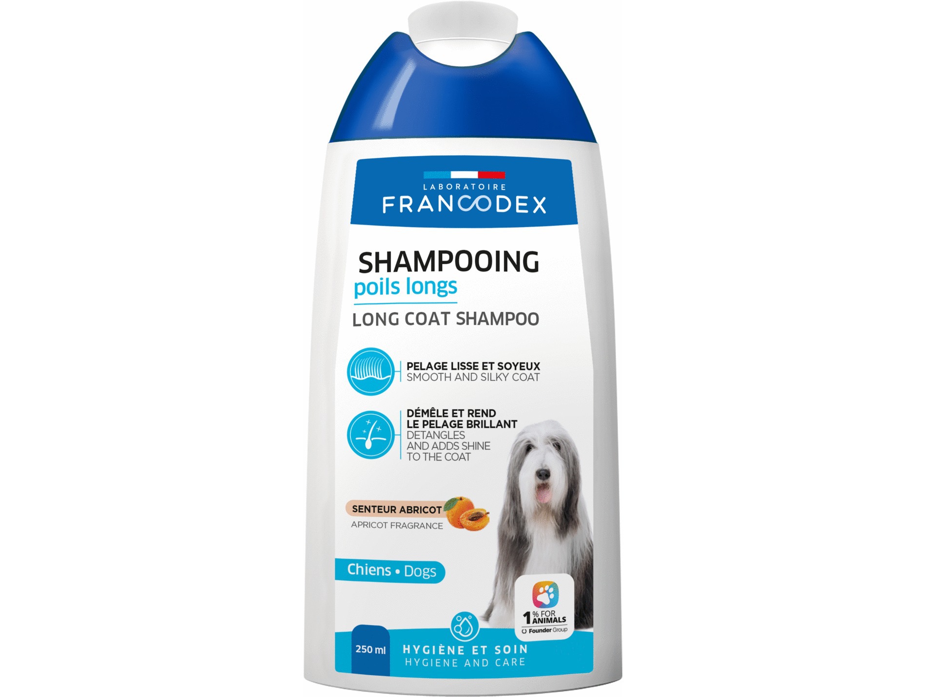 Shampooing FRANCODEX poils longs 250ml