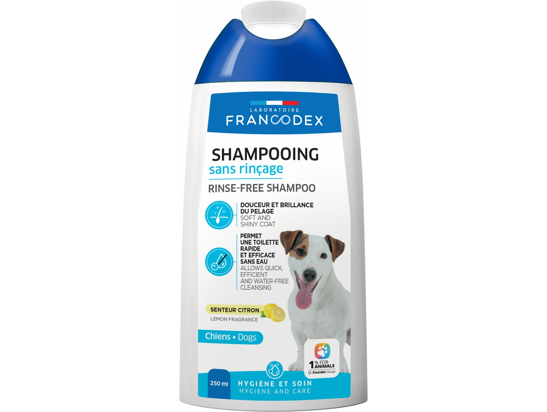 Shampooing sans rinçage FRANCODEX chien 250ml