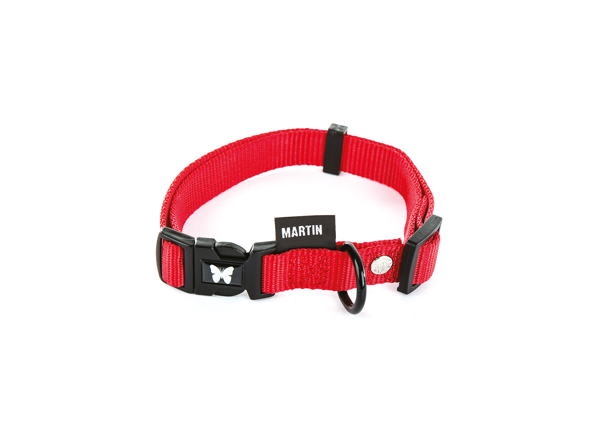 Collier MARTIN SELLIER nylon 40-50/70 rouge