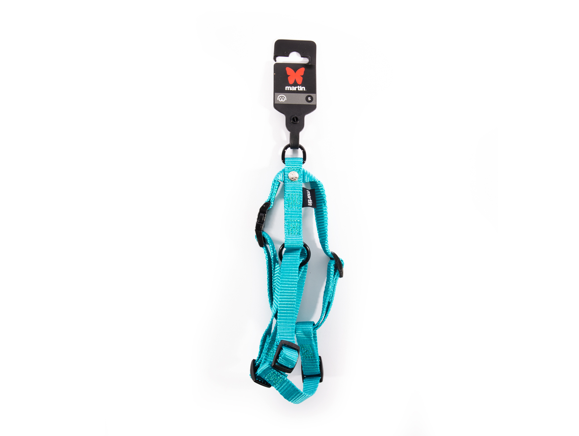 Harnais MARTIN SELLIER nylon XS 10-25/35 turquoise