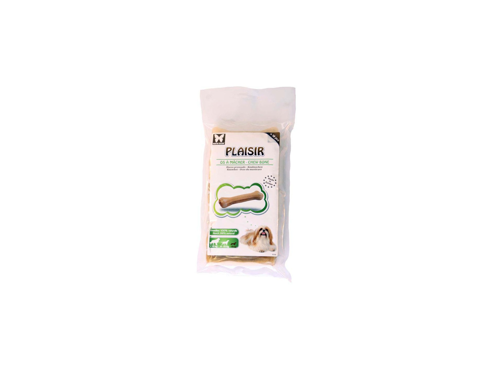 Friandise pour chien MARTIN SELLIER os pressé 10cm x10