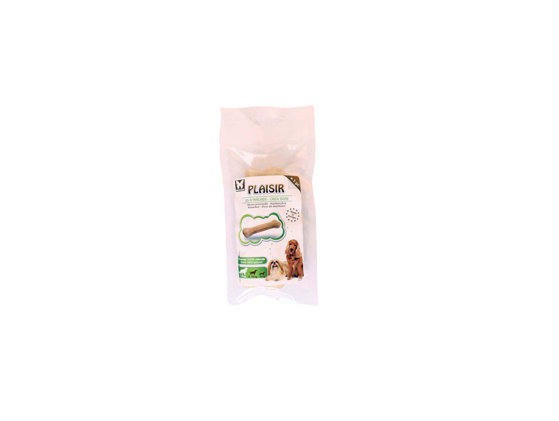 Friandise pour chien MARTIN SELLIER os pressé 12cm