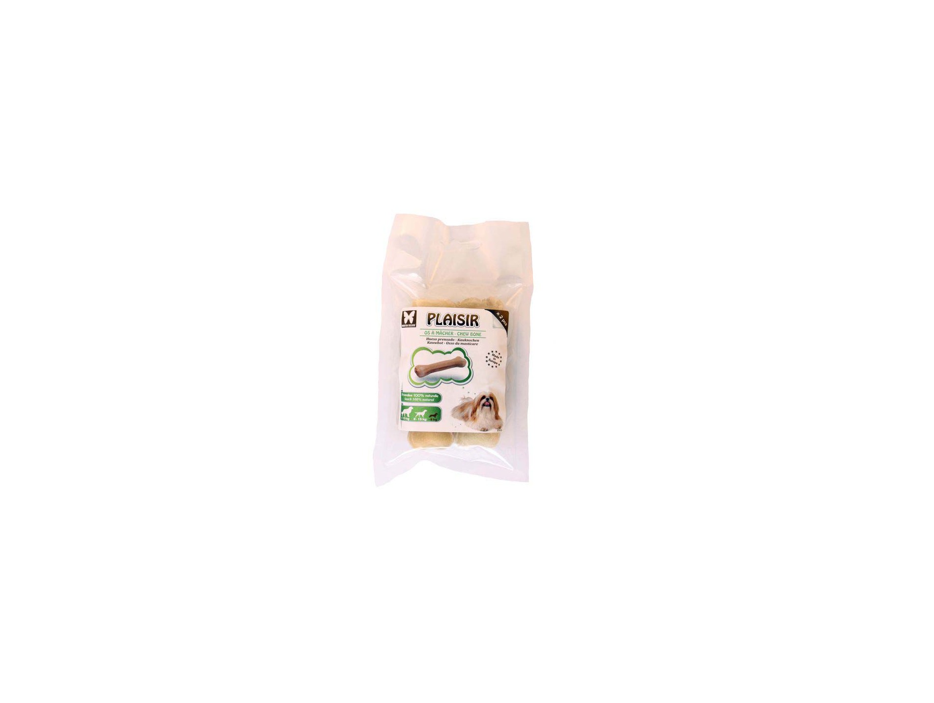 Friandise pour chien MARTIN SELLIER os pressé 10cm x2