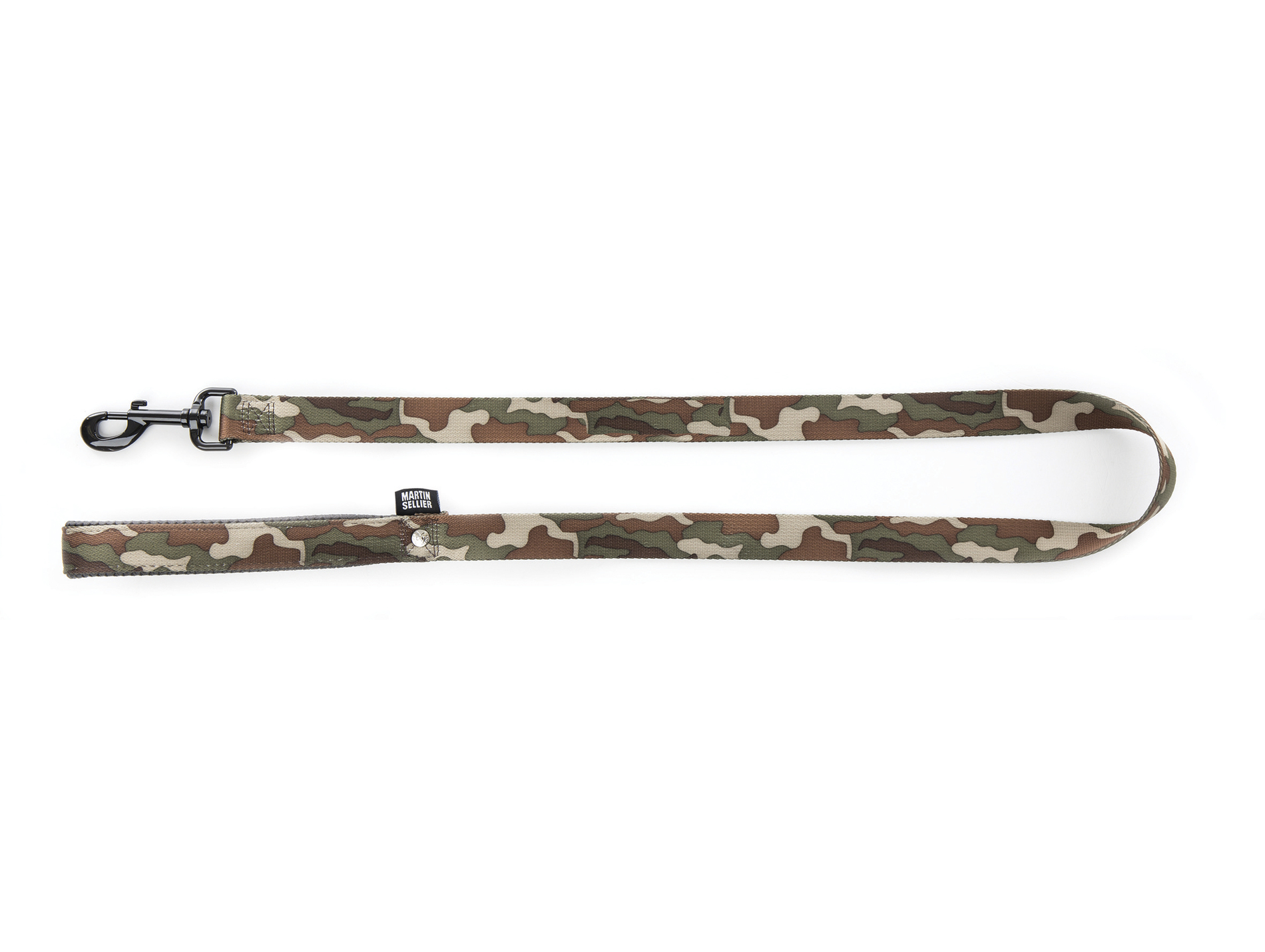 Laisse MARTIN SELLIER nylon 25-120 camouflage marron