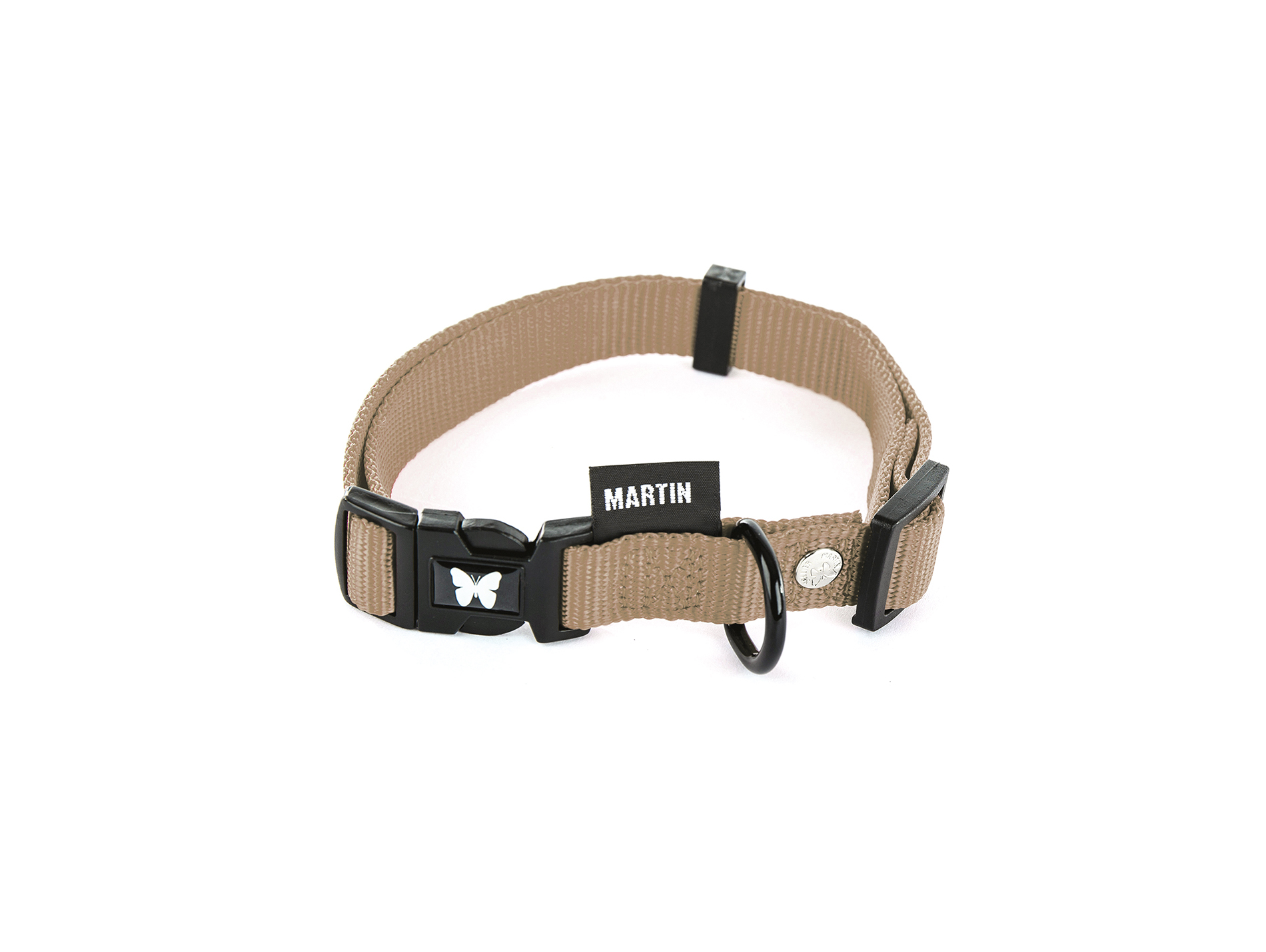 Collier MARTIN SELLIER nylon M 20-40/55 beige