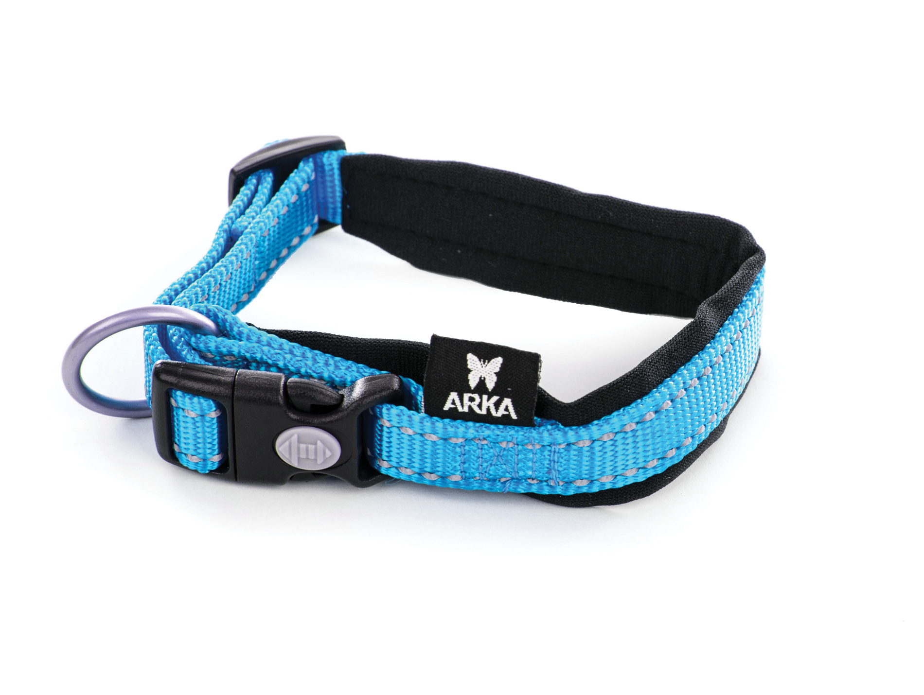 Collier MARTIN SELLIER nylon néoprène S turquoise