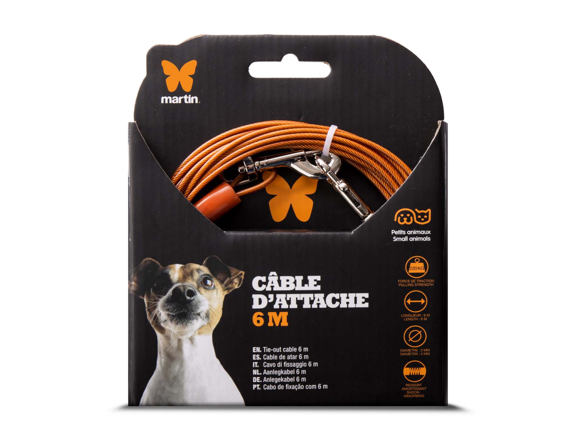 Câble MARTIN SELLIER attache 3mmx6m