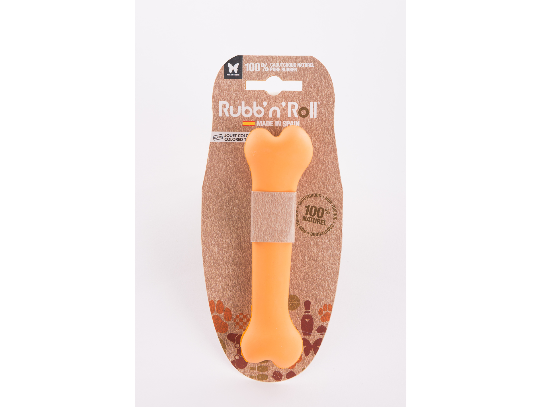 Jouet MARTIN SELLIER Rubb'n'roll os S orange