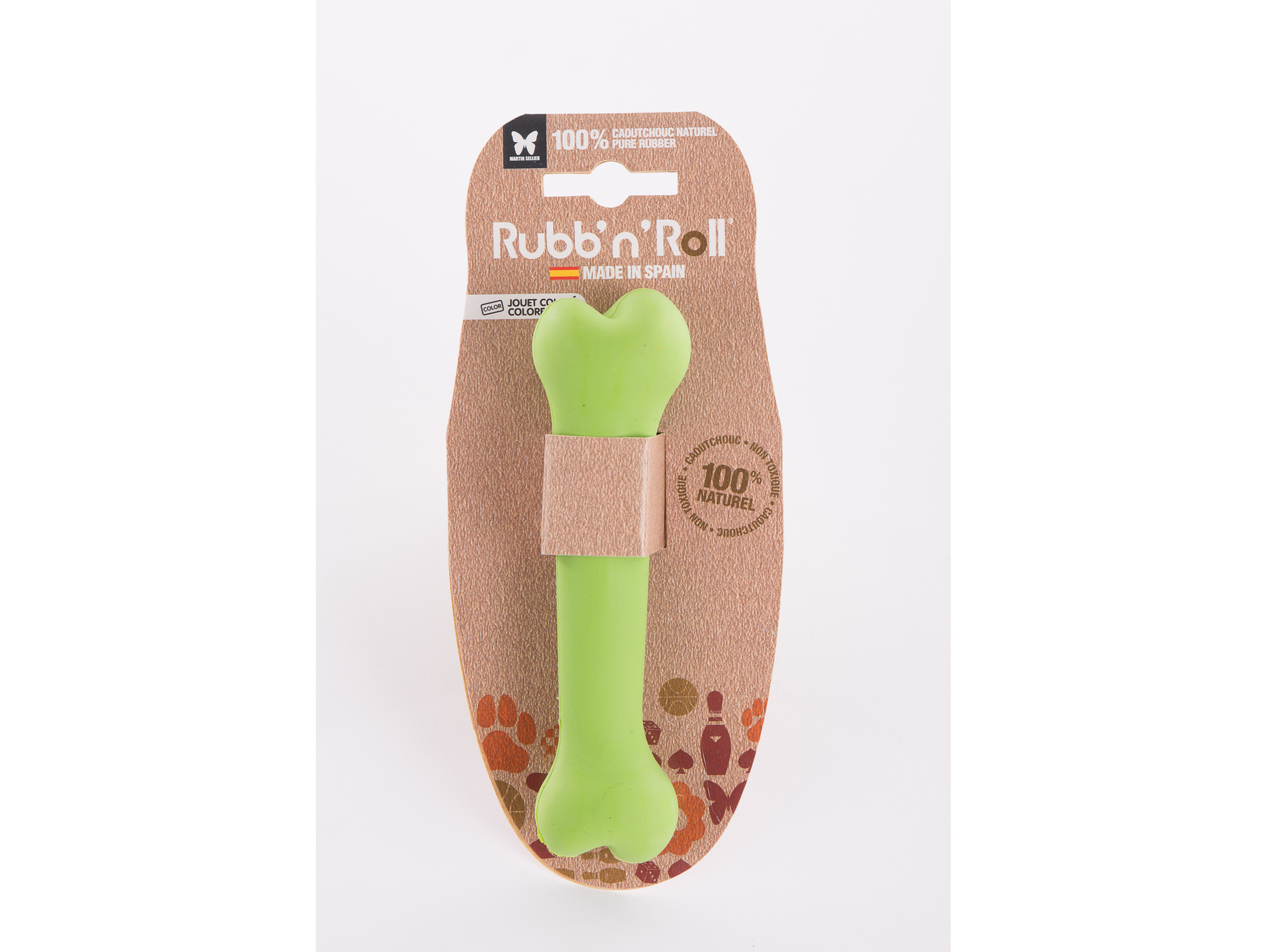 Jouet MARTIN SELLIER Rubb'n'roll os S vert