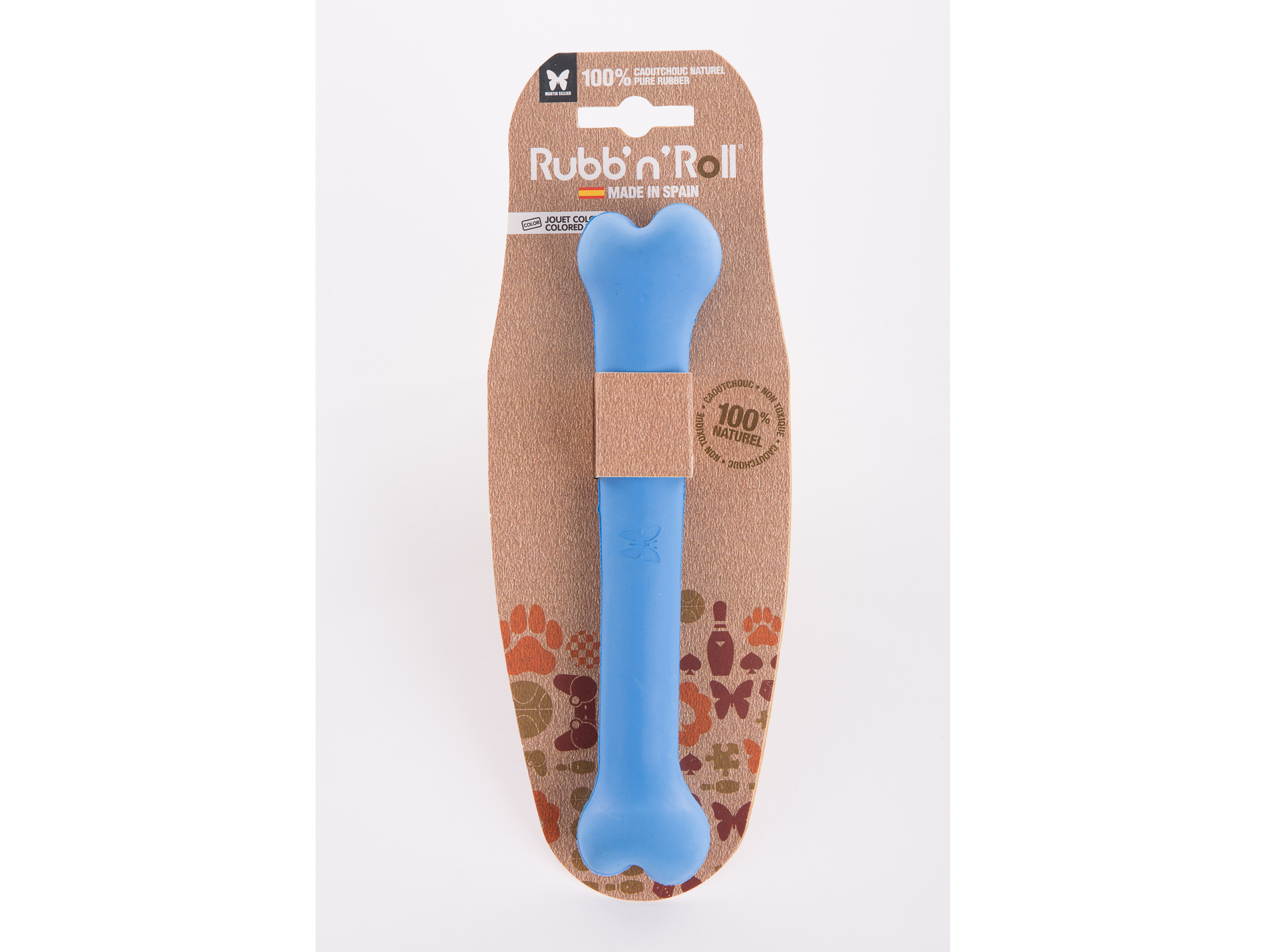 Jouet MARTIN SELLIER Rubb'n'roll os M bleu