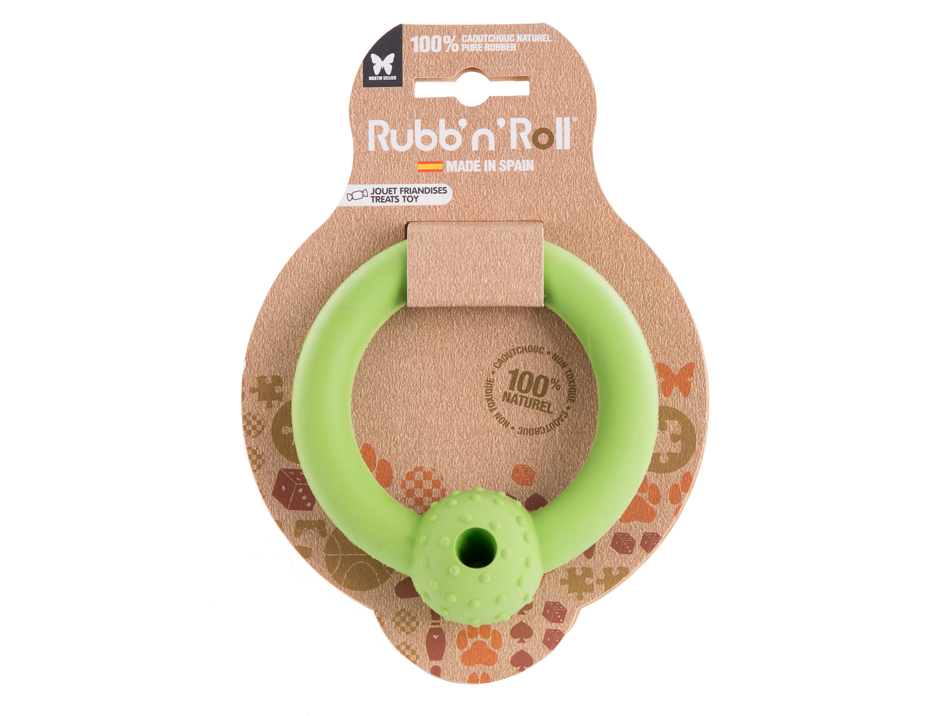 Jouet MARTIN SELLIER Rubb'n anneau friandise vert