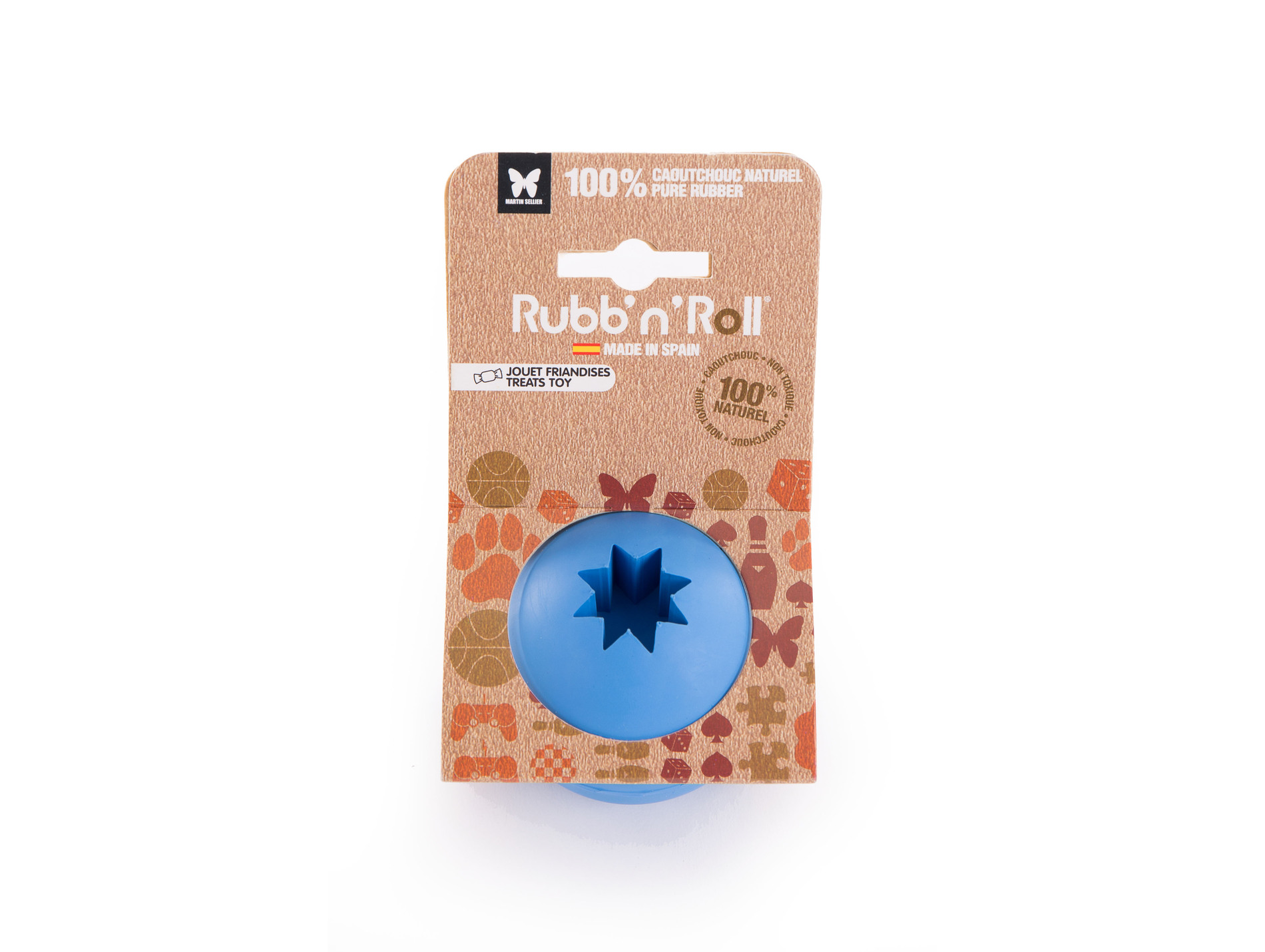 Jouet MARTIN SELLIER Rubb'n balle friandise bleu
