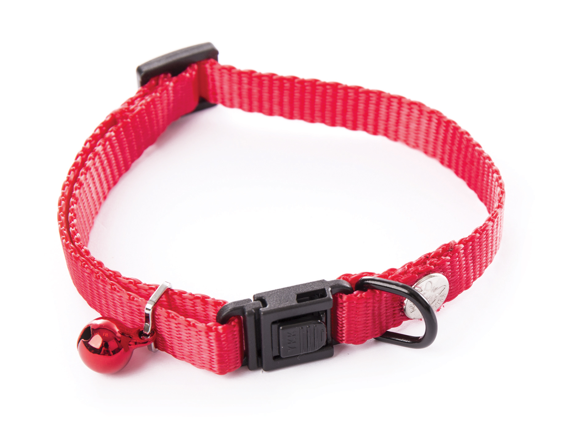 Collier chat MARTIN SELLIER nylon 10-20/30 rouge