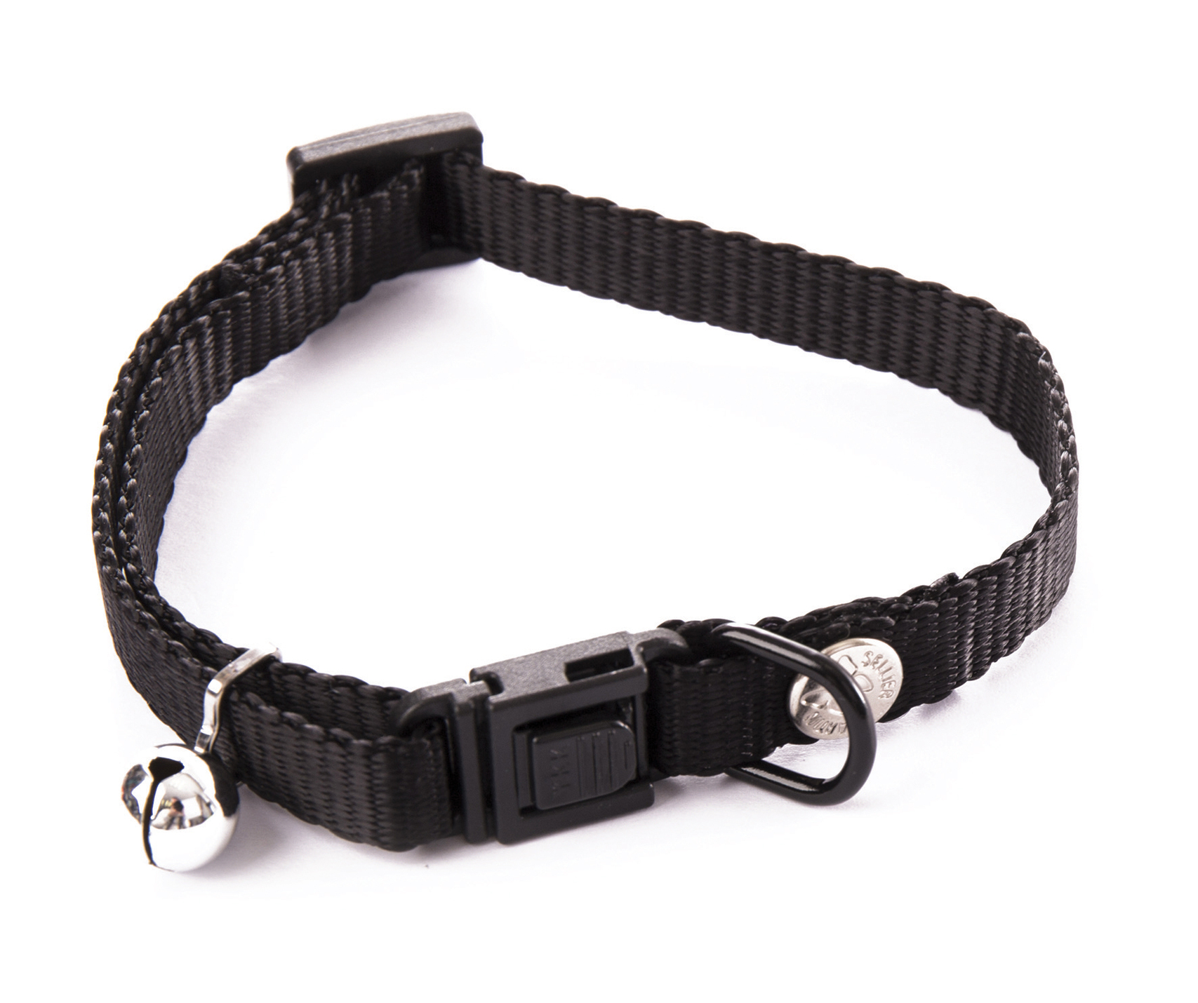 Collier chat MARTIN SELLIER nylon 10-20/30 noir