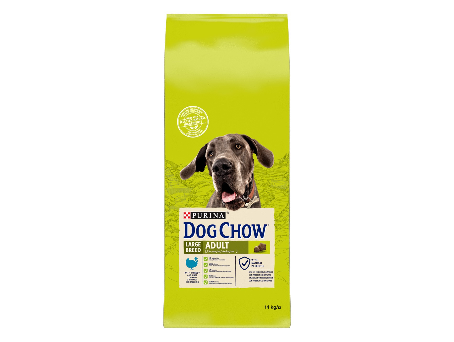 Croquette pour chien DOG CHOW Adult dinde 14kg
